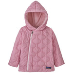 Baby Quilted Puff Jacket- Planet Pink