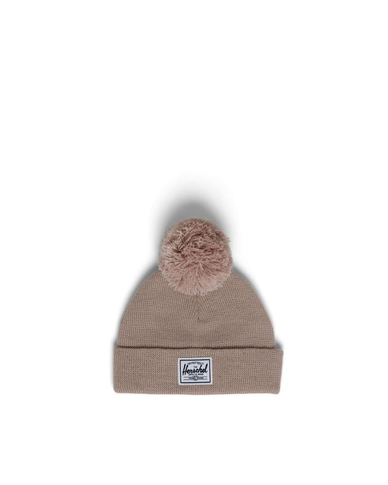Baby Beanie Pom (0-6 months) - Light Taupe