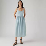 Alessie Bustier Dress - Medium Wash