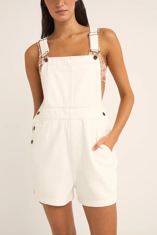 Tides Short Overall- White