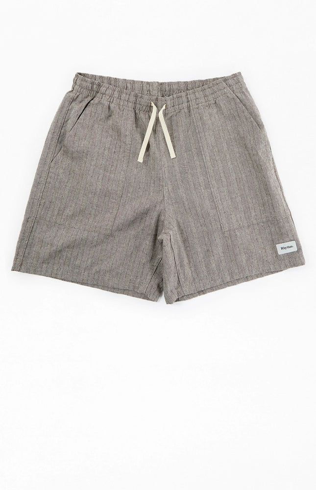 
            
                Load image into Gallery viewer, Linen Stripe Fatigue Jam- Brown
            
        