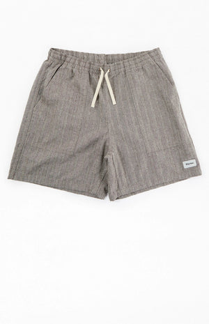Linen Stripe Fatigue Jam- Brown