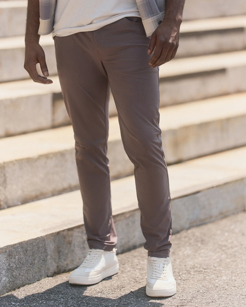 Meta Pant Athletic Slim Fit 32" | Warm Grey