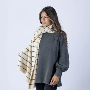 Ray Scarf | Cream