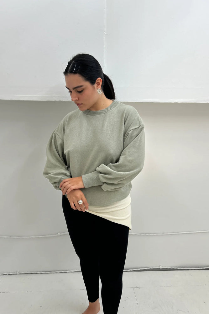 HEMP CLOUD SWEATER | SAGE