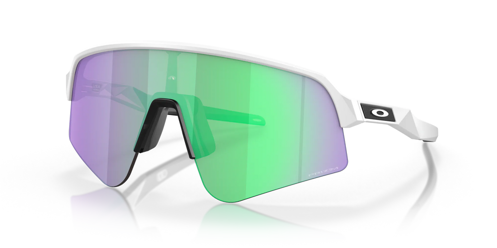 Sutro Lite Sweep-Prizm Road Jade Lenses,  Matte White Frame