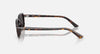 ZURI BIO-BASED-Frame Polished Havana Lenses Dark Grey
