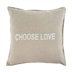 Choose Love Linen Pillow