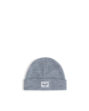 Baby Beanie | 6-18 Months- Heather Light Grey