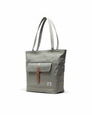 Herschel Retreat Tote - Seagrass/White stitch