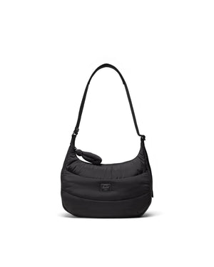 Yara Quilted Shoulder Bag - Black