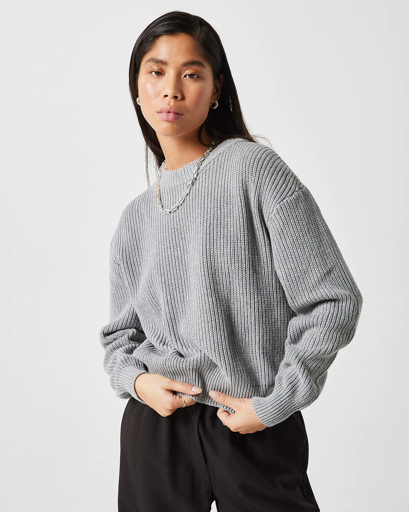 Mikala jumper - light grey melange