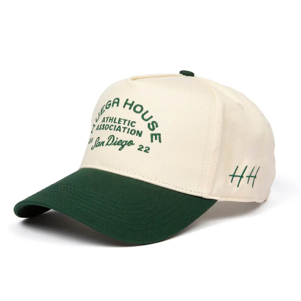 Athletic Association | Green & Natural Hat