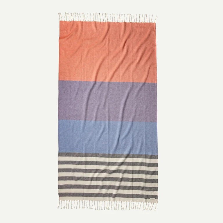 Fitz Stripe TWL: Campfire Orange Lightweight Towel