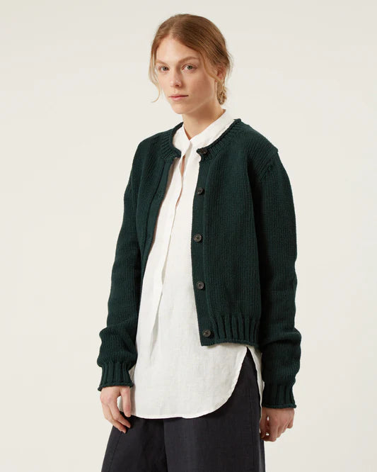 Teddie Cardigan - Forest Green