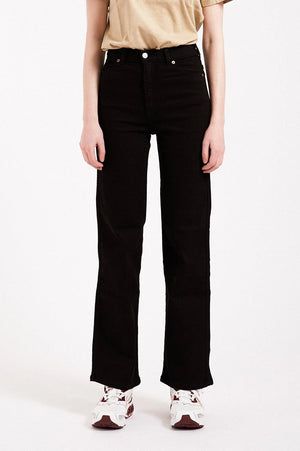 Moxy Straight Denim - Solid Black