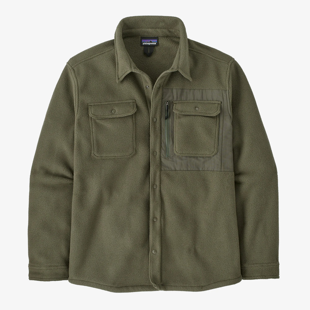 Men's Synchilla® Fleece Shirt Jacket - Basin Green