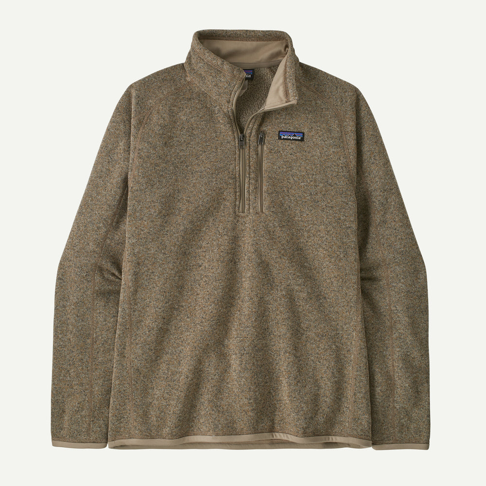 Men's Better Sweater® 1/4-Zip Fleece- Seabird Grey w/Seabird Grey