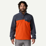 Men's Lightweight Synchilla® Snap-T® Fleece Pullover | Pollinator Orange