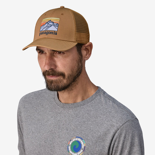Line Logo Ridge LoPro Trucker Hat- Grayling Brown