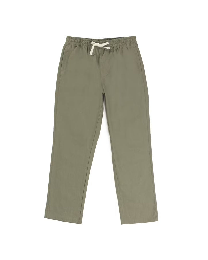 Linen Jam Pant | Olive