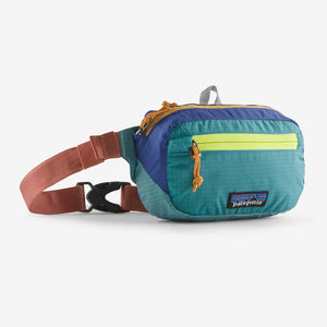 Ultralight Black Hole® Mini Hip Pack 1L- Patchwork: Subtidal Blue