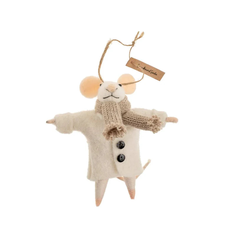 Snowbound Sadie Mouse Ornament