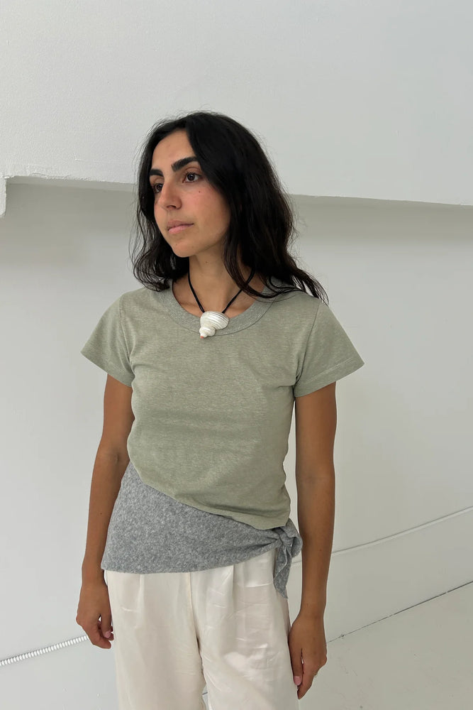 HEMP MINI TEE | SAGE