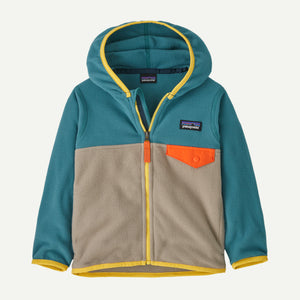 Baby Micro D® Snap-T® Fleece Jacket - SeaBird Grey