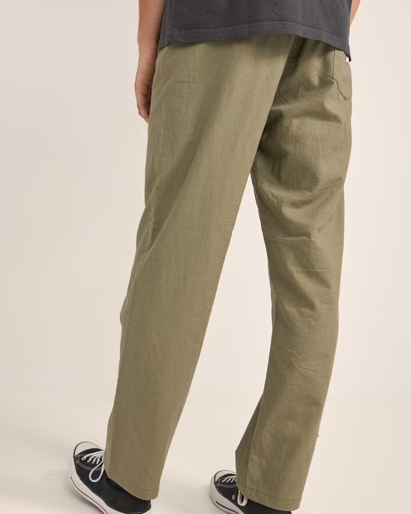 Linen Jam Pant | Olive