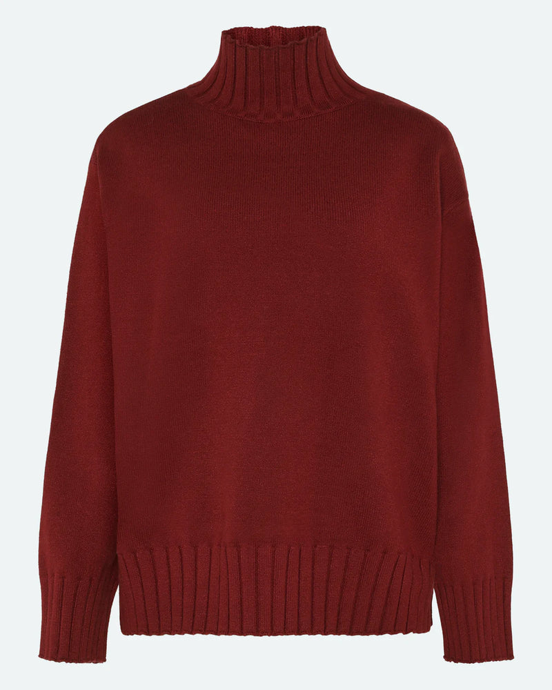 DARCYS 3448 TURTLENECK | MERLOT