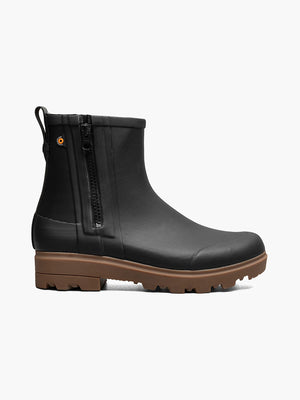 Women's Holly Zip Rain Boot - Black