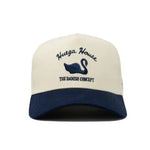 Vintage Swan | Navy & Natural Hat