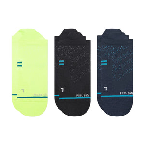 ATHLETIC TAB SOCKS 3 PACK- Volt