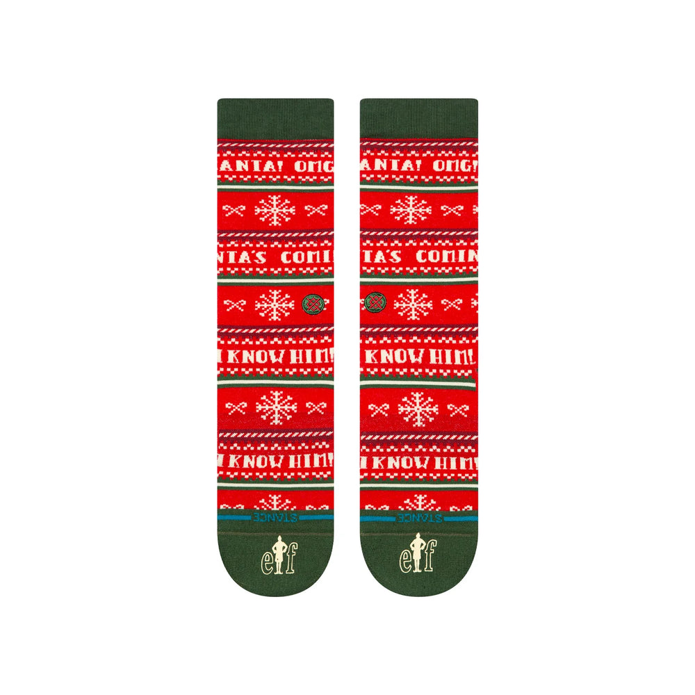 Elf x Stance I Know Him Crew Socks