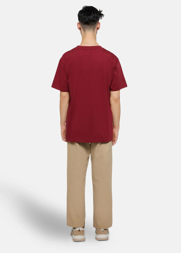 Aarhus short sleeved t-shirt- Merlot