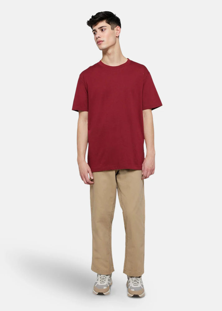 Aarhus short sleeved t-shirt- Merlot