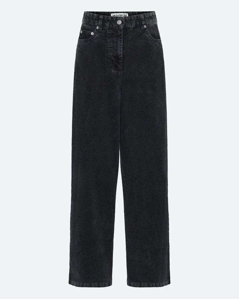 Aiyas Corduroy Pants - Dark Grey