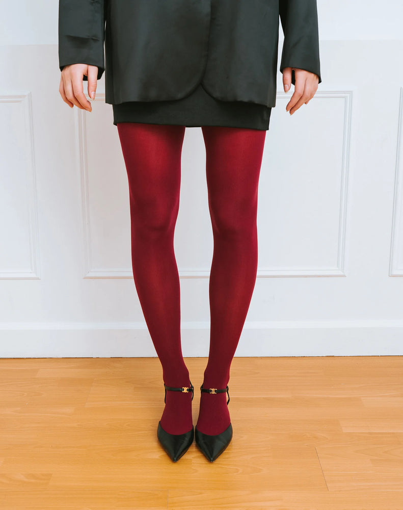 Burgundy Tights
