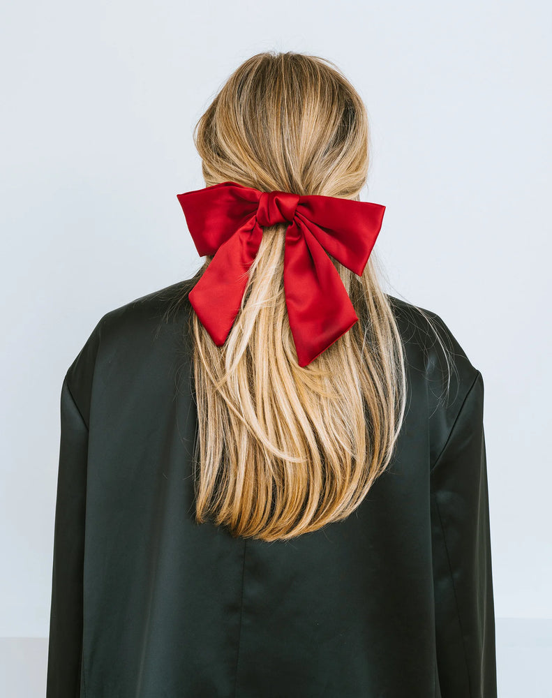 Satin Hair Bow - Large