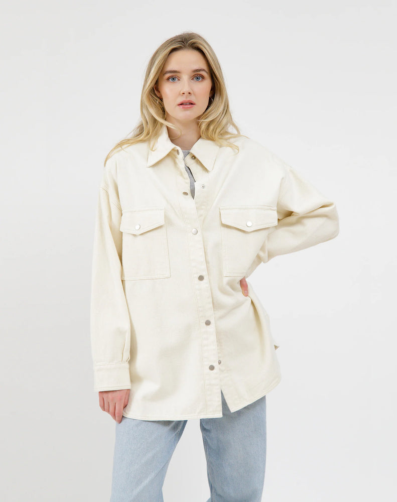 Shania Denim Jacket - Cream