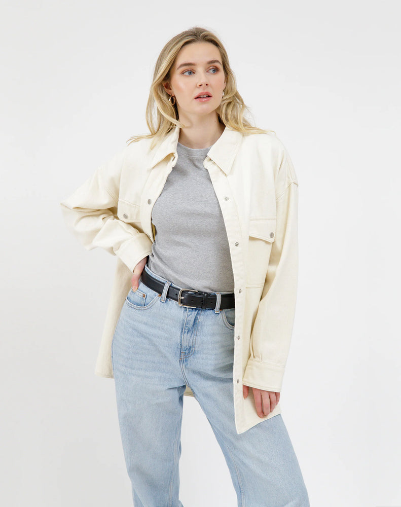 Shania Denim Jacket - Cream
