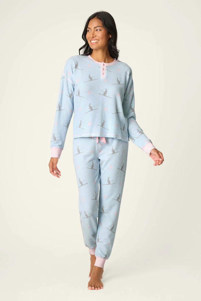 Ski Jammie Classics Starlight Starbright Charcoal PJ Set