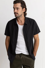 Classic Linen Ss Shirt- Black