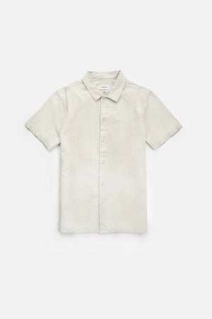 Classic Linen Ss Shirt- Sand