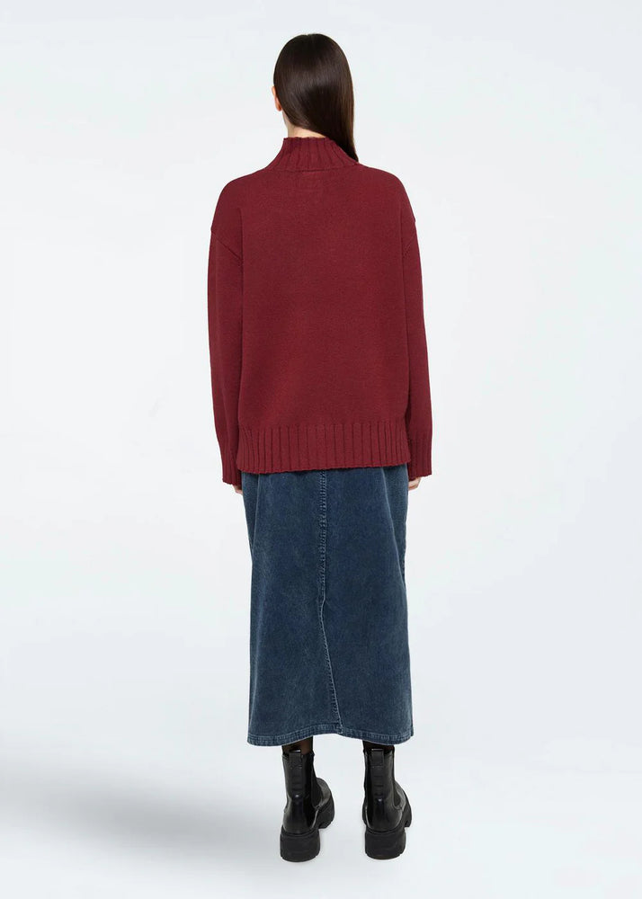 Darcys Turtleneck - Merlot
