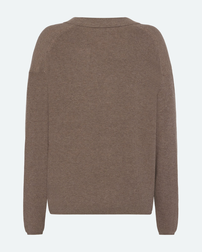 ELLA POLO JUMPER | Shitake