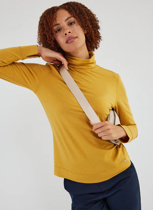 Everyday Turtle Neck Top | Dijon