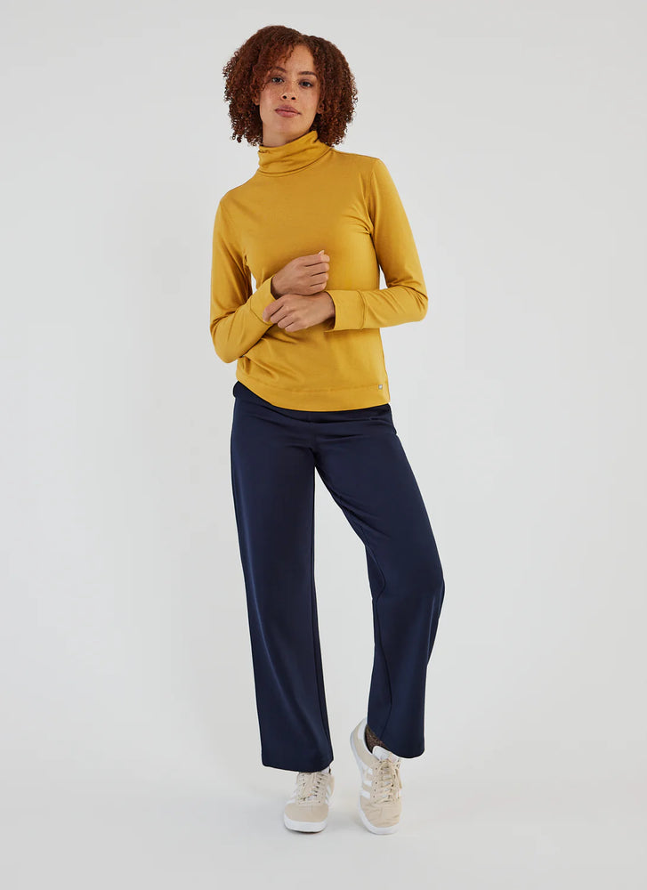 Everyday Turtle Neck Top | Dijon