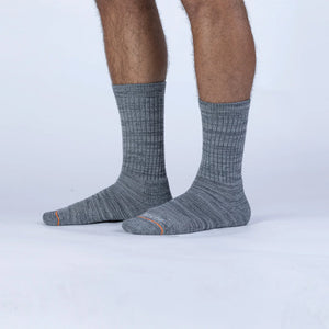 Rocco Crew Sock-Grey